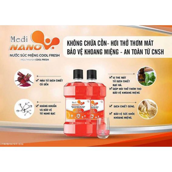 NƯỚC SÚC MIỆNG MEDINANO