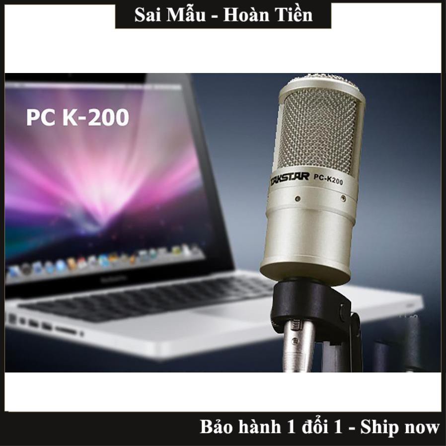 Micro thu âm không cần soundcard,Mic thu âm PC- K200,