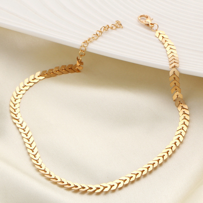 vòng cổ Hình Xương Cá Thời Trang Dành Cho Nữ