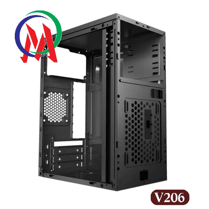 Vỏ Case máy tính VSP V206 LED RGB - USB 3.0  - còn màu đen / trắng
