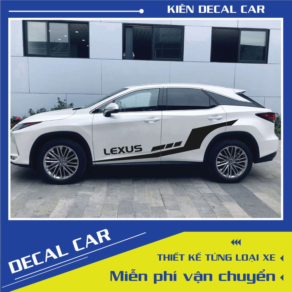 Tem xe LEXUS RX350 độc đáo, lạ mắt - decal Lexus Rx350