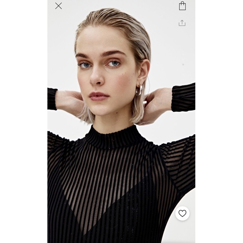 Áo Bodysuit Xuyên Thấu