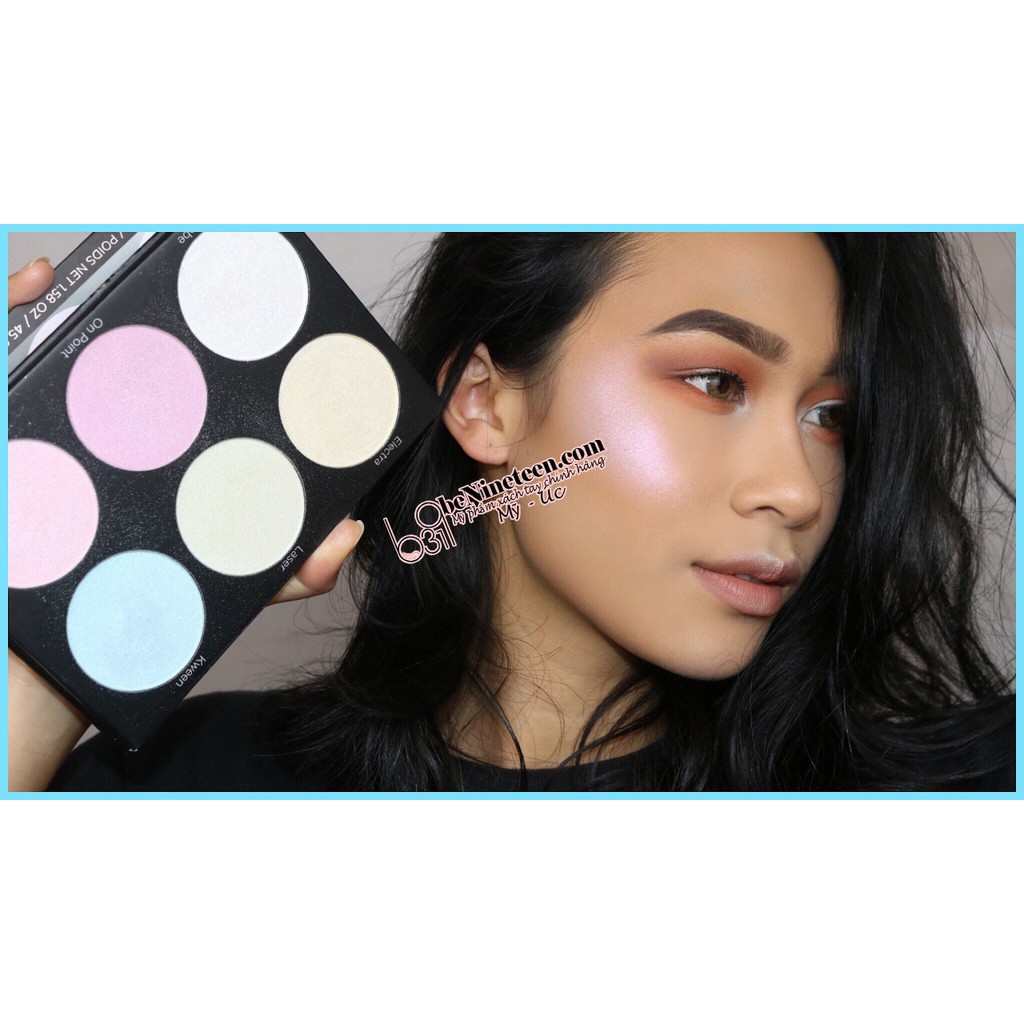 Bảng Phấn Bắt Sáng 6 ô BH Cosmetics Blacklight Highlight 6 Color Palette 43g | BigBuy360 - bigbuy360.vn