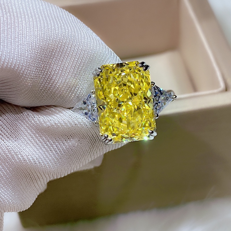Nhẫn Mạ Bạc 925 Đính Đá Zircon Lấp Lánh Sang Trọng