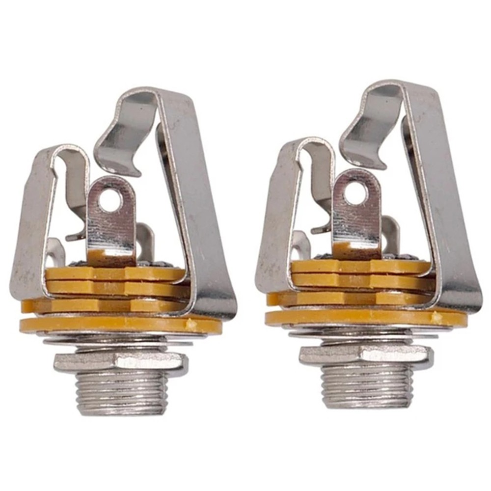 Set 2 Jack Cắm 6.35mm 1 / 4 Inch Cho Đàn Guitar Điện