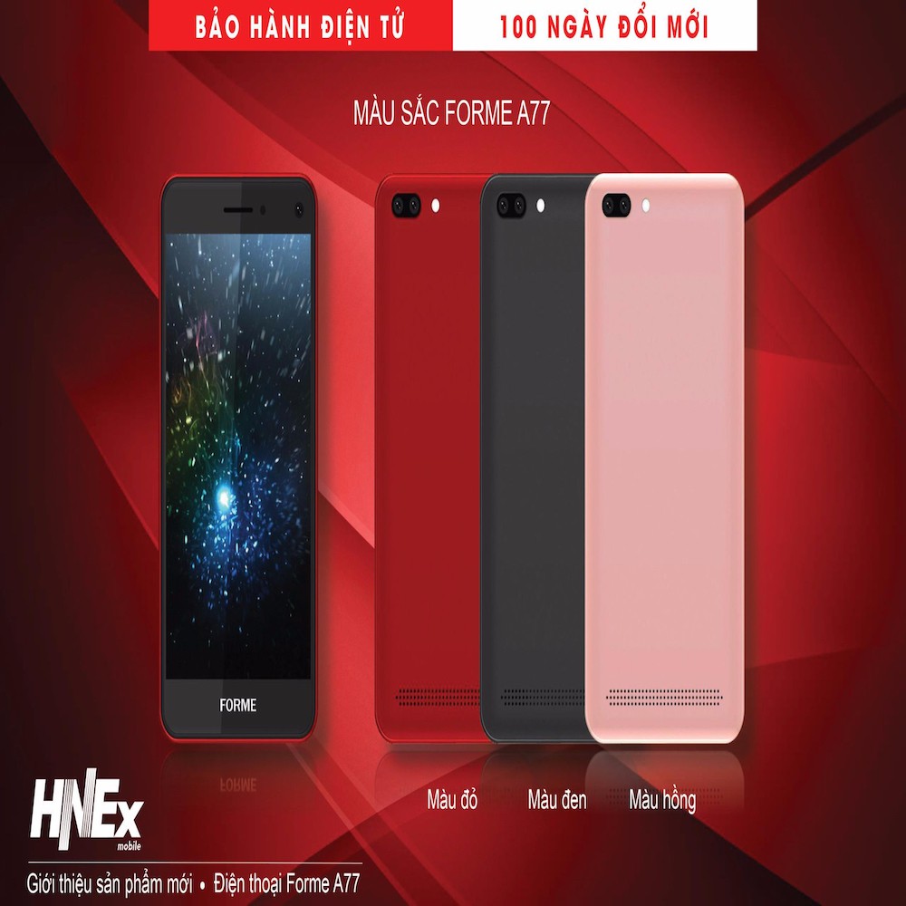 Điện thoại thông minh 2 sim 2 sóng Forme a77, cảm ứng 5 inch thông minh - phần mềm android 6.0 - pin 2200 mAh - mới 100% | BigBuy360 - bigbuy360.vn