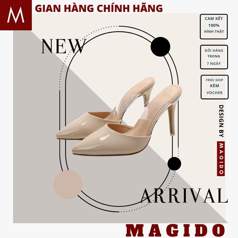 (KÈM QUÀ TẶNG+ẢNH THẬT) giầy sandal nữ cao gót giầy sandal 7phan cực xinh, phong cách cute vintage hàn quốc MAGIDO