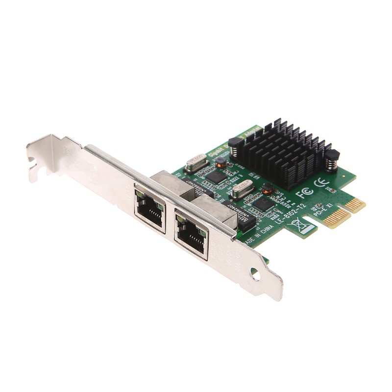 Card mạng 2 cổng PCI-e X1 Gigabit Ethernet 10/ 100/ 1000Mbps