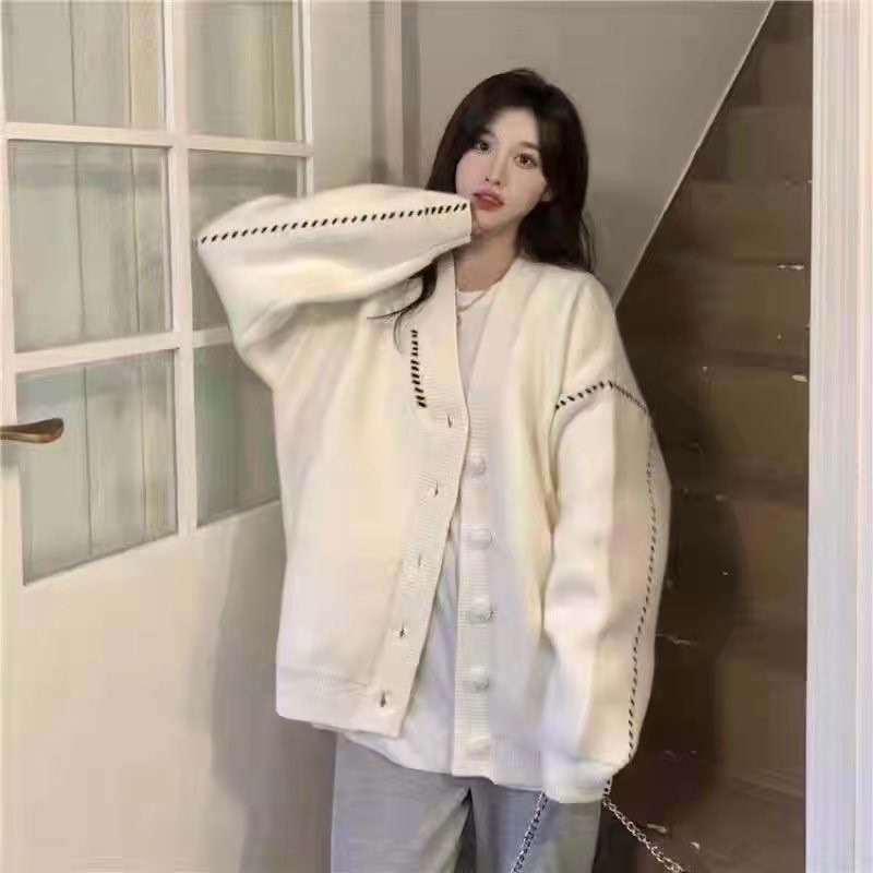 Áo Khoác Cardigan Len Trơn Hàng Quảng Châu M2903-Violet