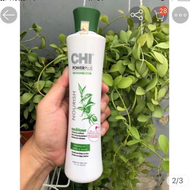 Dầu xả chống rụng kích thích mọc tóc CHI Power Plus Nourish Conditioner 355ml