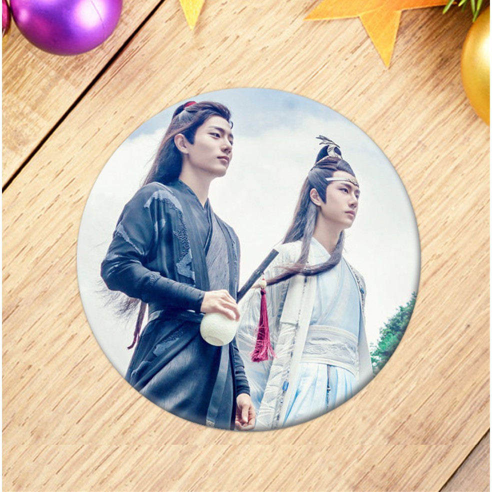 Huy hiệu Trần Tình Lệnh Lam Vong Cơ Ngụy Vô Tiện huy hiệu cài áo balo