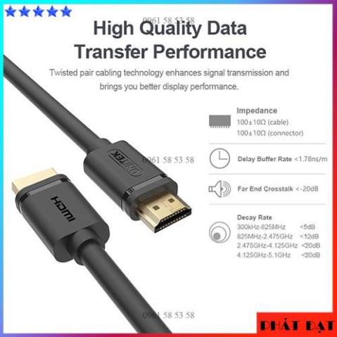 [CHÍNH HÃNG] Cáp HDMI 4K Ultra HD 3D 5 mét Unitek Y-C140 (TĐSG)