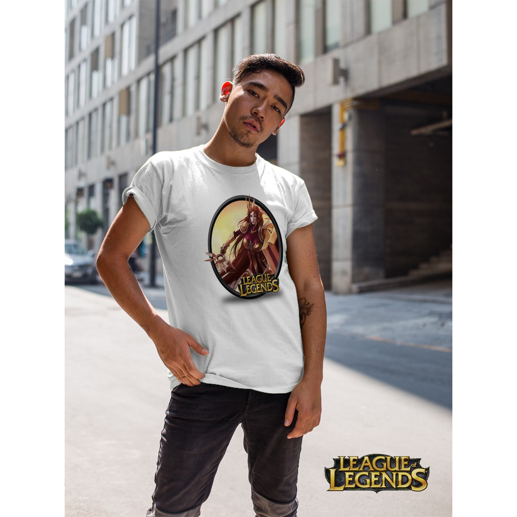 Áo thun Cotton Unisex - Game - Liên Minh Huyền Thoại - Leona