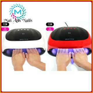 Máy hơ T2 cống suất 72w. Lòng máy to hơ được 2 tay công suất khủng hơ nhanh sơn gel và đắp gel sản phẩm chất lượng.