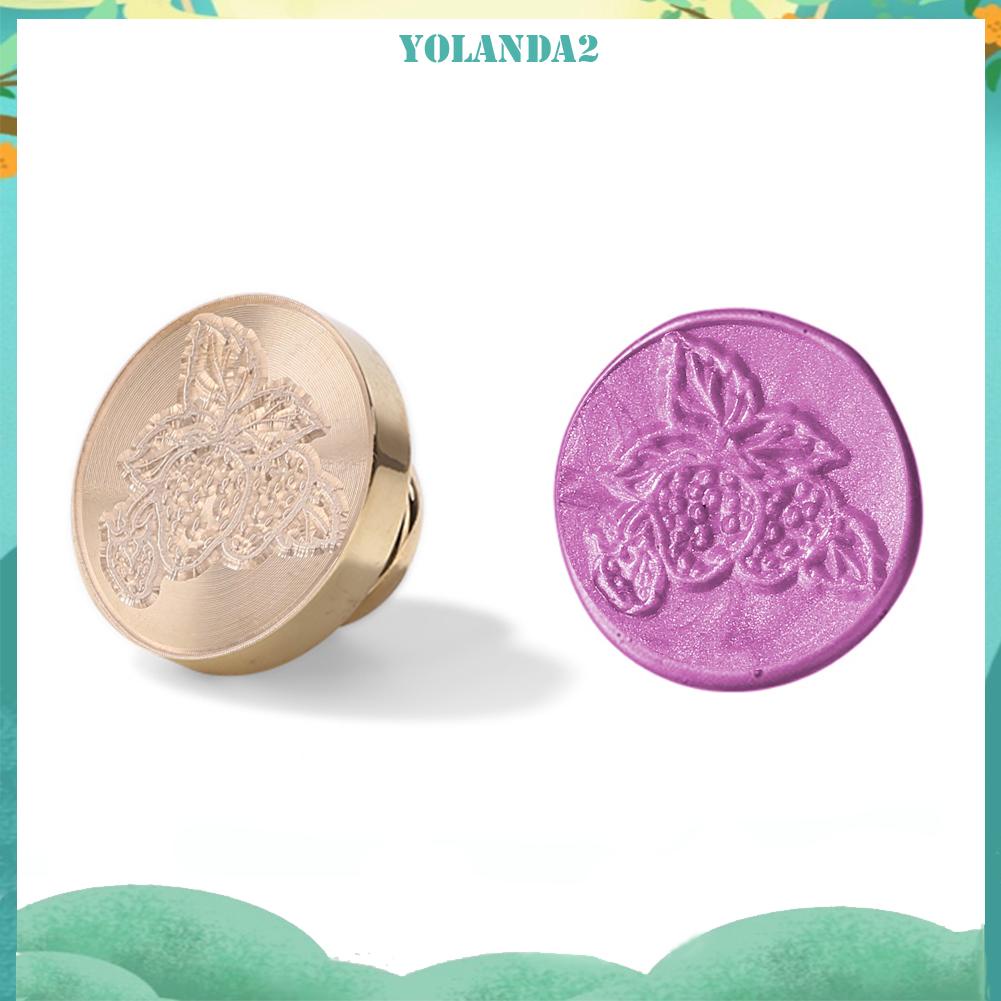 Đầu Con Dấu Sáp Hình Trái Cây Phong Cách Retro Độc Đáo