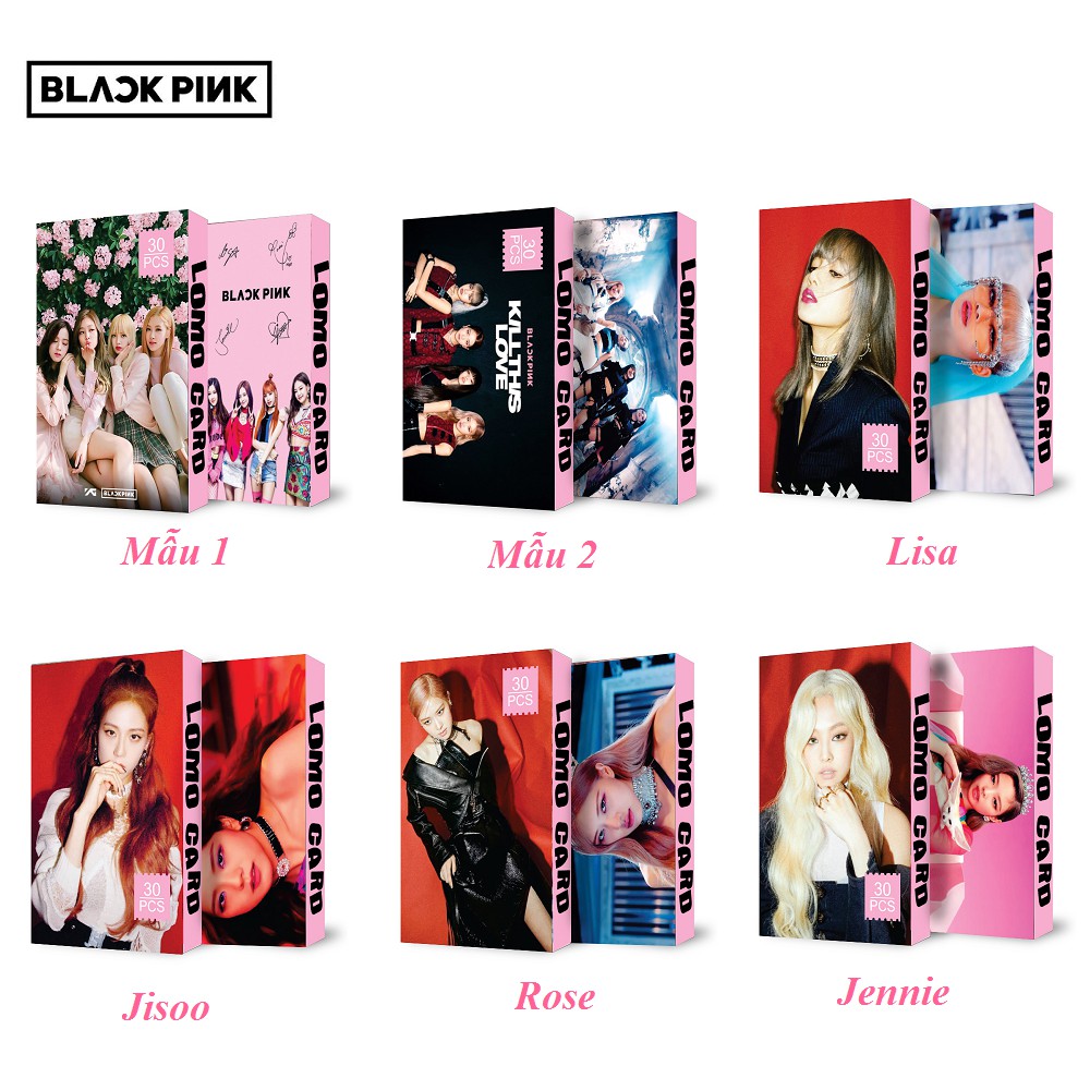 Lomo Card Kpop Blackpink Twice Red Velvet Kèm Ảnh Thật Mẫu Mới