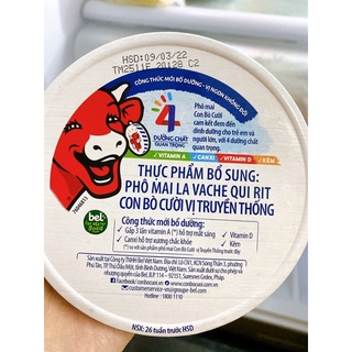 phô mai con bò cười- hộp 8 miếng