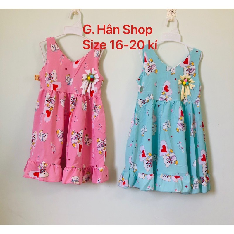 Đầm Lạnh Lụa Vải Đẹp Size 18-30 kí Nhiều Mẫu