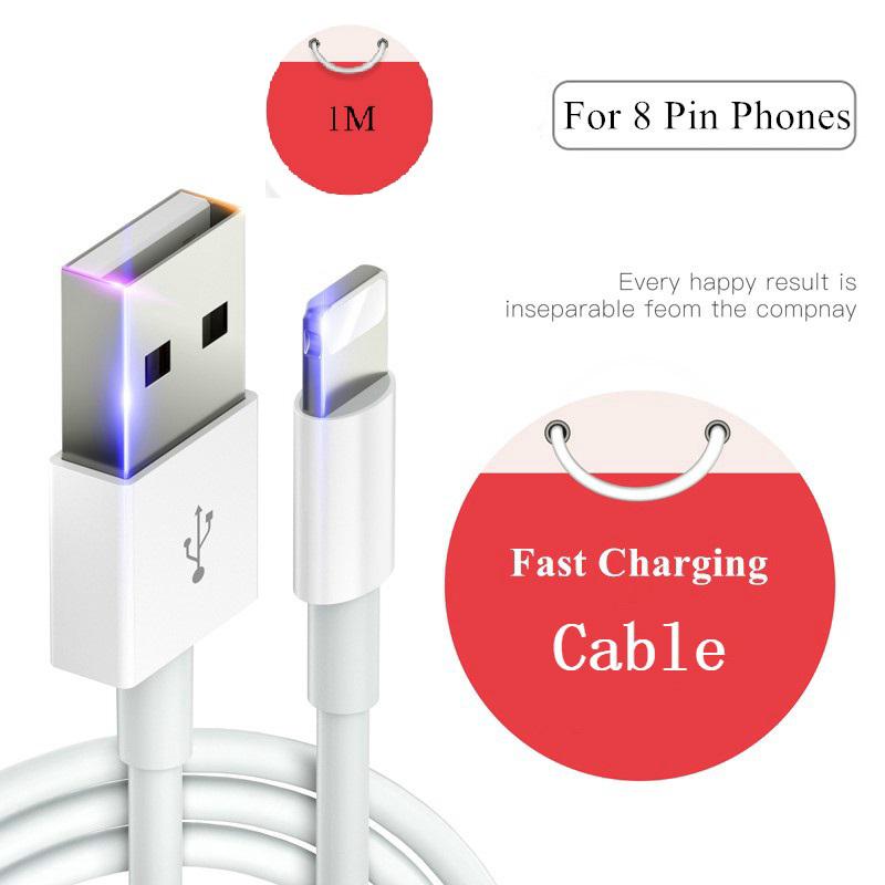 Dây cáp sạc nhanh cho iPhone 5S X 8 7 6s 5 SE