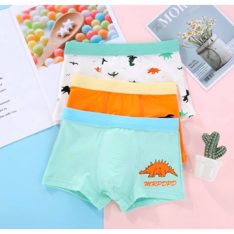 Set 3 Quần Đùi Boxer Bé Trai - Mẫu Phi Công MRPDPD