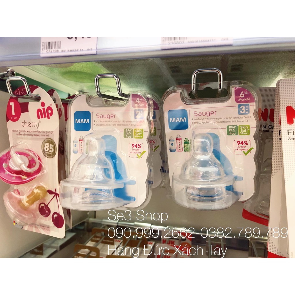 Núm thay bình sữa MAM