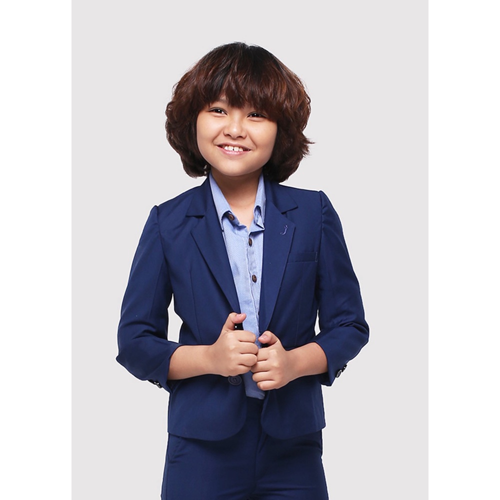 Áo vest thời trang Jadin màu xanh bích cho bé trai Jadiny