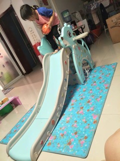 [Tặng Kèm Bể Bóng] Cầu Trượt Đồ Chơi Cho Bé