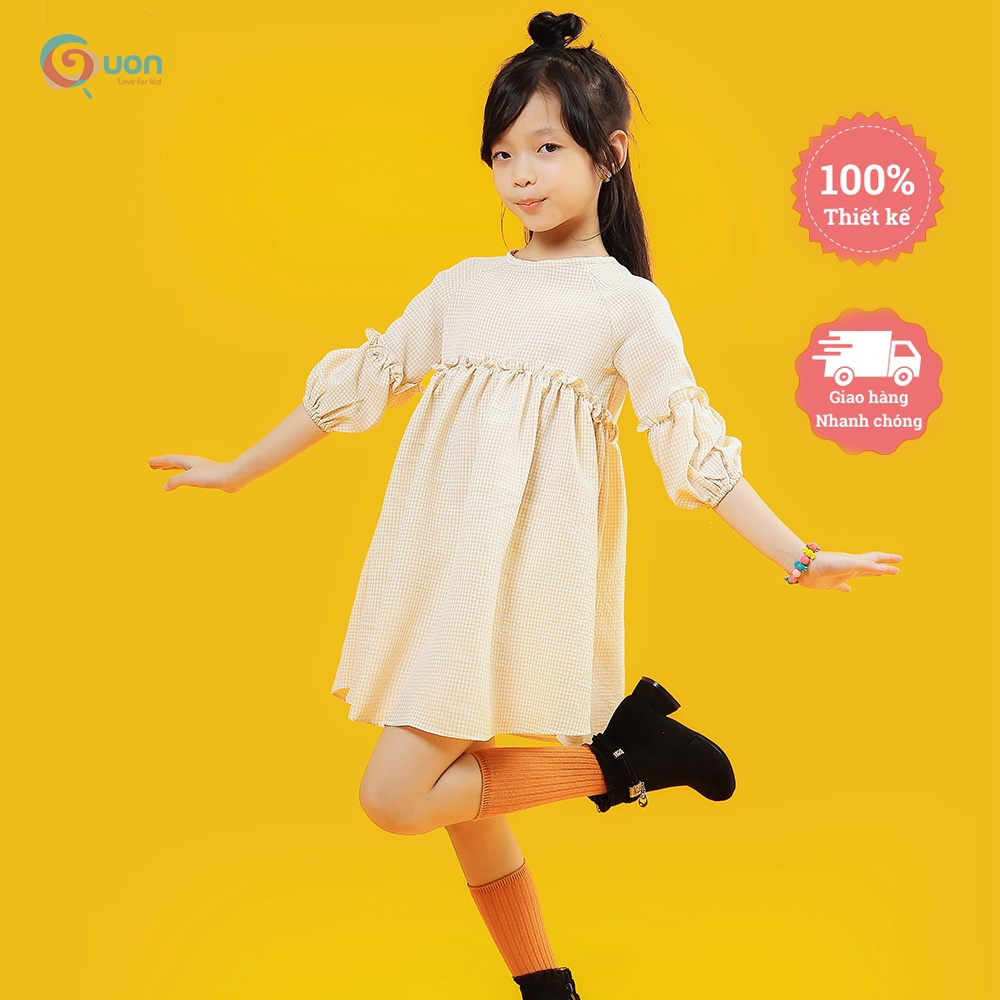 Váy bé gái từ 6 - 36kg vải cotton thoáng mát Thiên Di - GUON