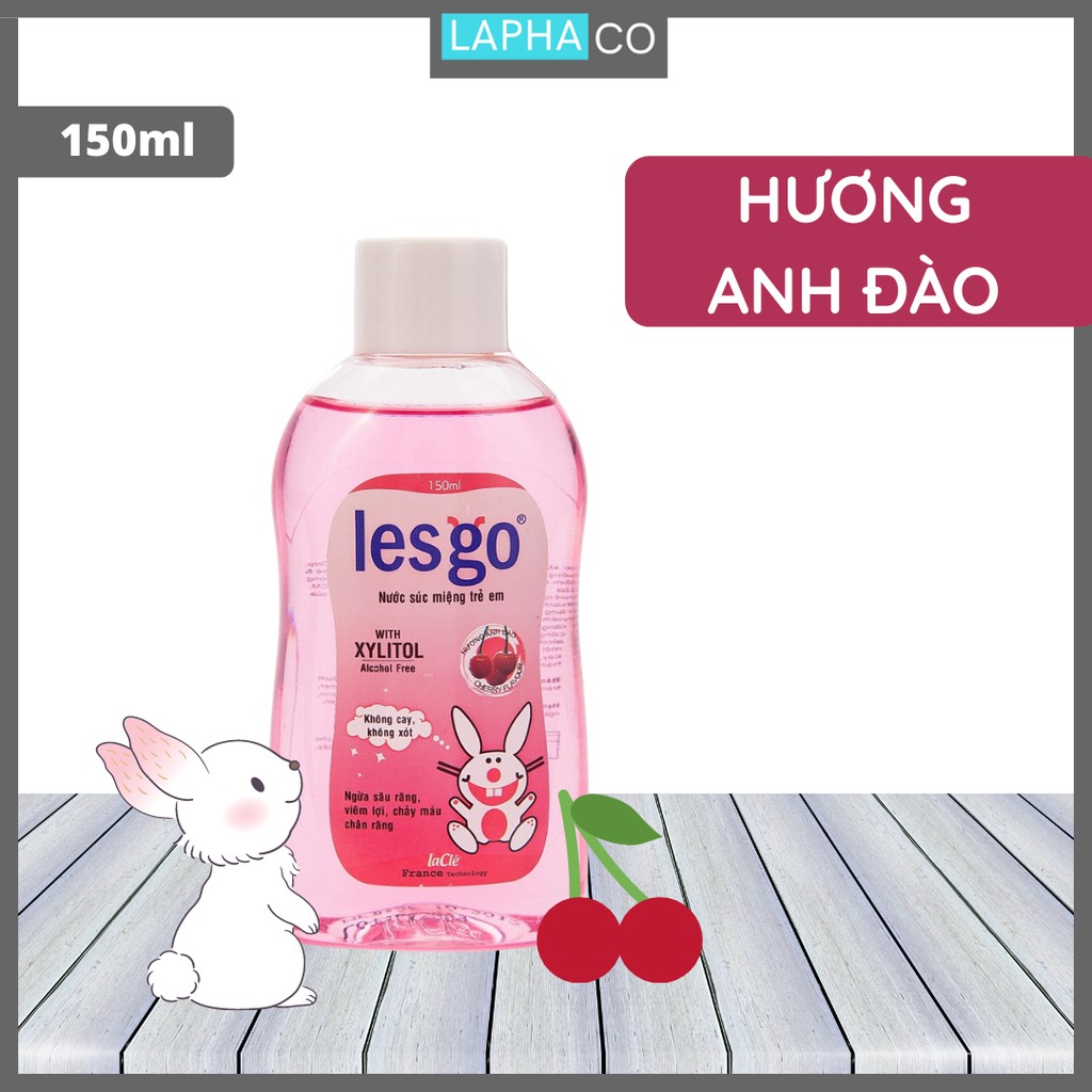 Nước súc miệng trẻ em Letsgo 150ml