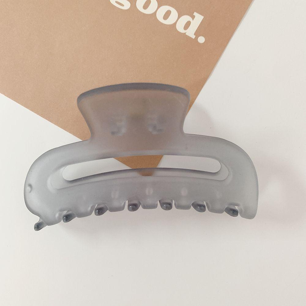 NICKOLAS Kẹp Tóc Càng Cua Hình Bán Nguyệt Màu Gradient Đơn Giản Cho Nữ