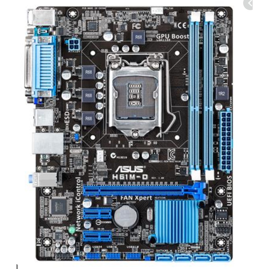 Bo mạch chủ Asus H61M - D + CPU G630 (đã qua sử dụng)