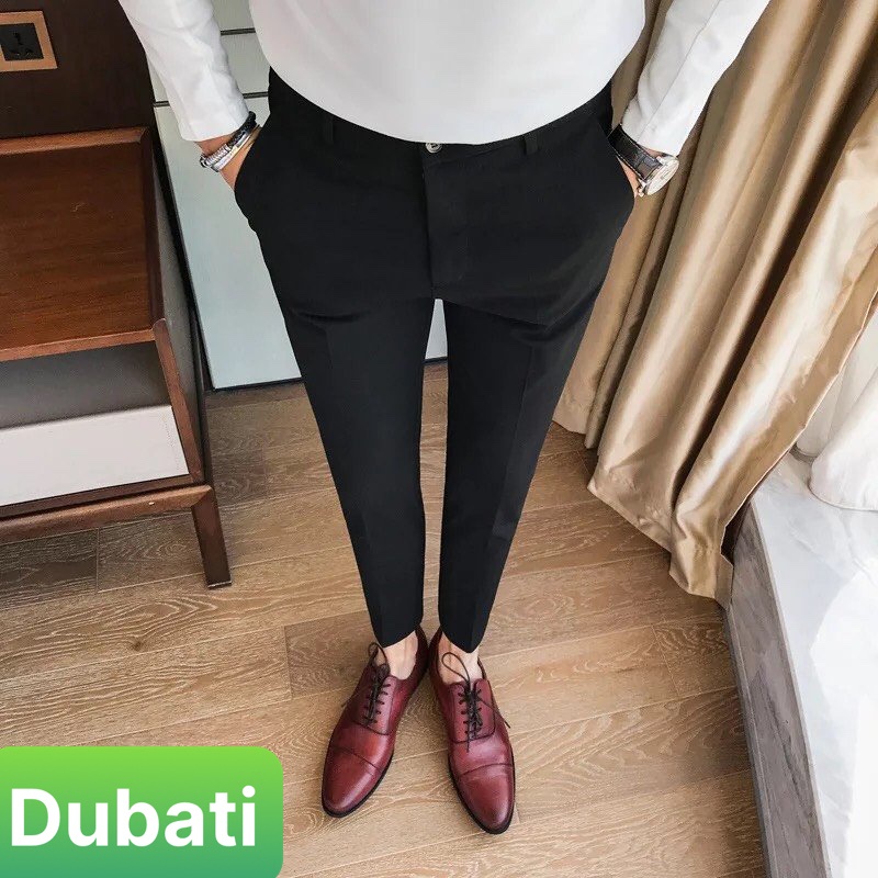 QUẦN NAM TÂY ÂU CHẤT VẢI CO GIÃN NHẸ MẶC ĐI CHƠI ĐI LÀM ĐỀU ĐƯỢC- DUBATI FASHION