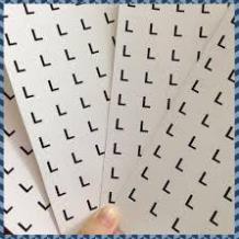 Decal dán size SML đầy đủ size để dán quần áo