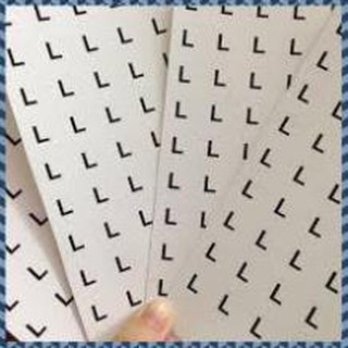 Decal dán size SML đầy đủ size để dán quần áo