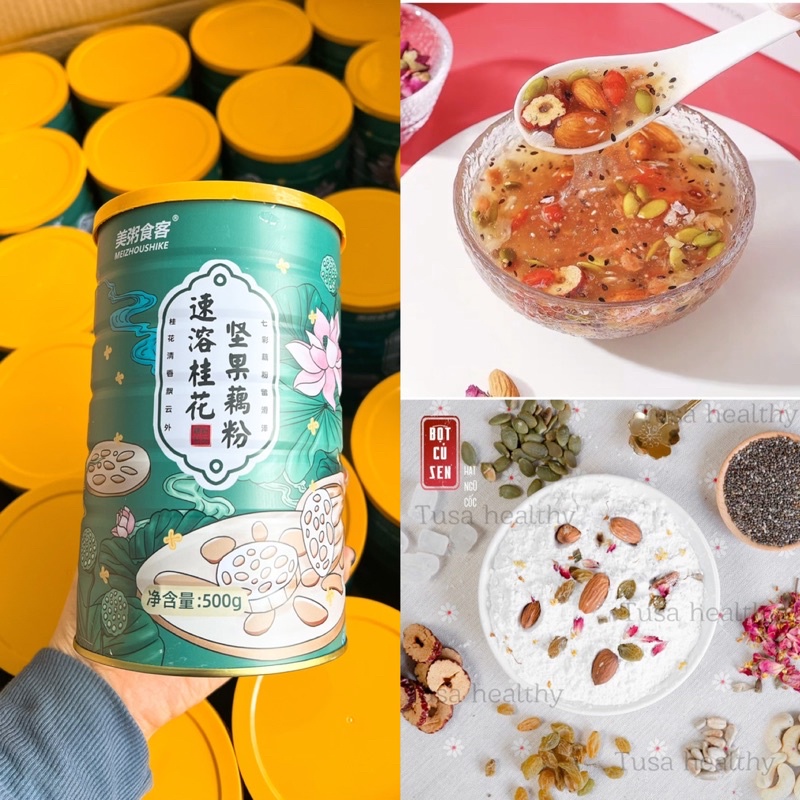 BỘT CỦ SEN MIX HẠT DINH DƯỠNG- Ăn Kiêng