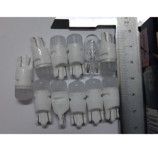 2 bóng led t10 cree rgb tự nháy đổi màu. đèn led