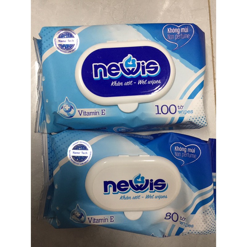 (Combo Mua 3 tặng 1)Khăn ướt Newis loại 100 tờ