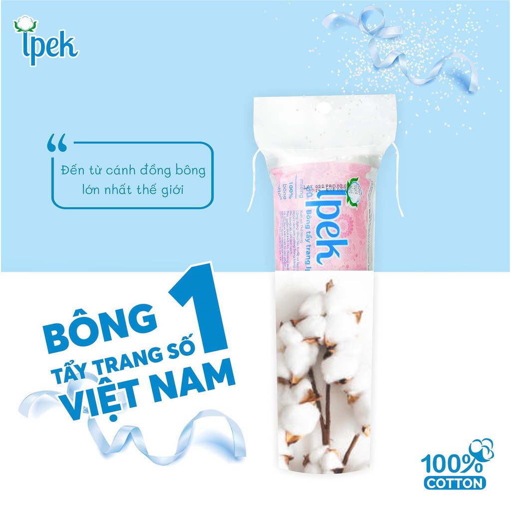 Bông tẩy trang Ipek Thổ Nhĩ Kỳ 150 miếng