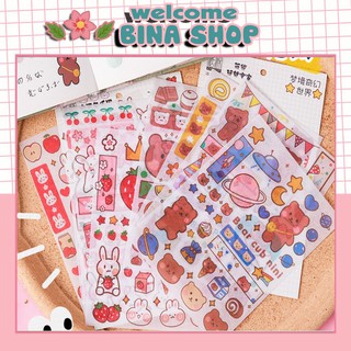 Miếng dán sticker nhiễu kiểu cute giá rẻ - Cắt dán - Đáng yêu và ngộ nghĩnh