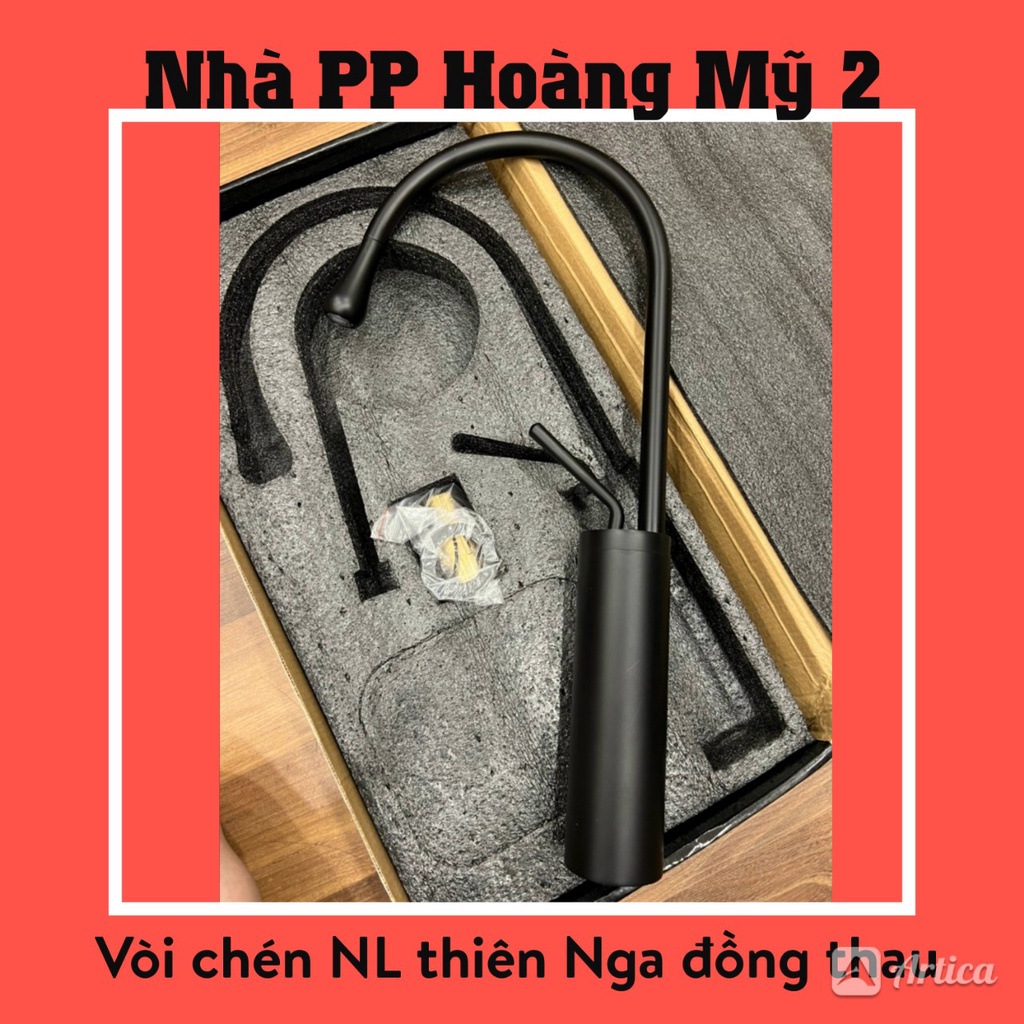 Vòi Lavabo vòi rửa mặt Nóng Lạnh Thiên Nga đồng thau cao cấp và sang trọng