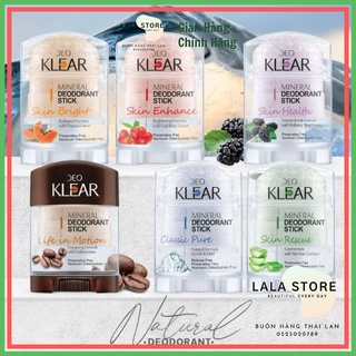 Bill thái-01 lăn đá khoáng deo klear mineral deodorant stick thái lan 70gram