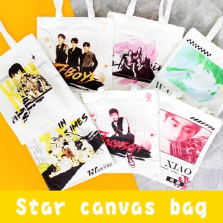 Túi Xách Canvas In Hình Ca Sĩ Thần Tượng Blackpink