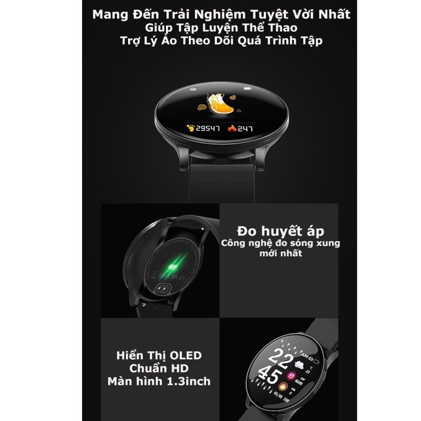 Đồng Hồ Thông Minh W8 - Smart Watch W8 Theo Dõi Sức Khỏe - Hỗ Trợ Văn Bản Tiếng Việt