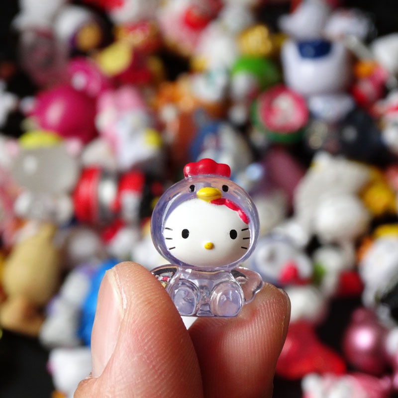 Set 10 mô hình nhân vật Hello Kitty dễ thương