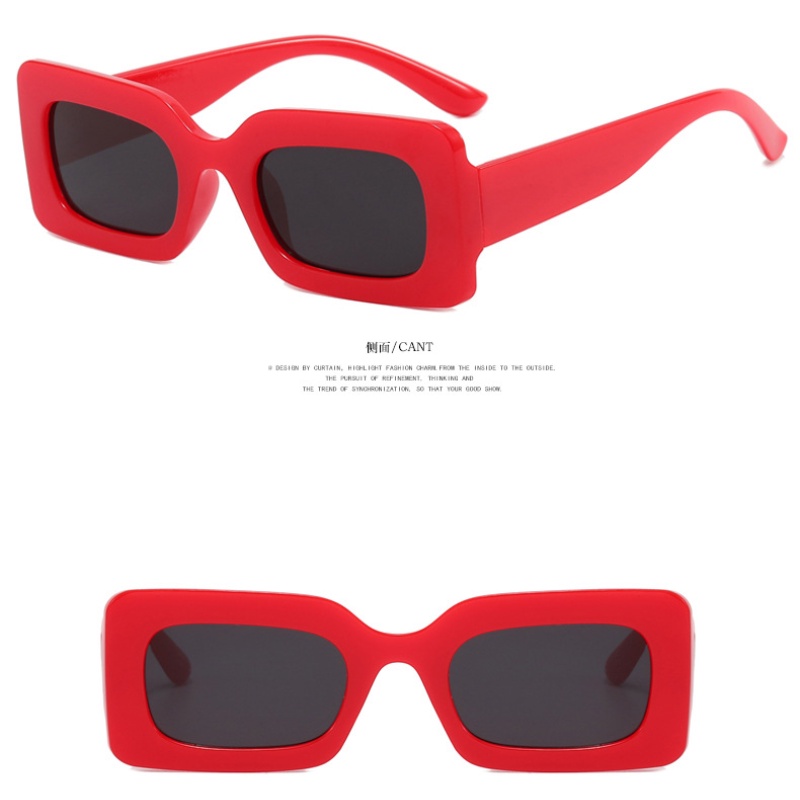 Kính Mát Gọng Vuông Phong Cách Âu Mỹ