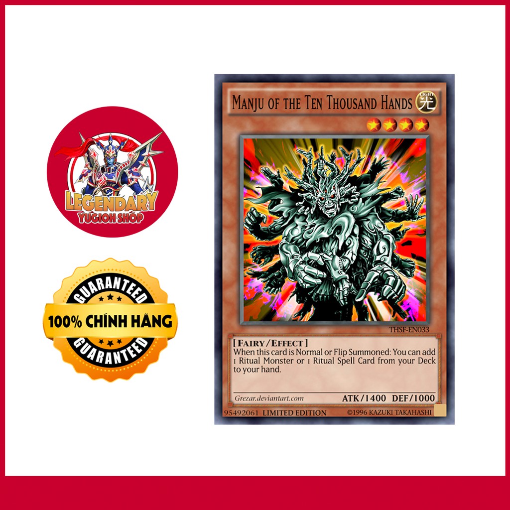 [EN][Thẻ Bài Yugioh Chính Hãng] Manju Of The Ten Thousand Hands