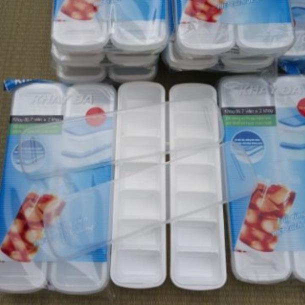 Khay đá/khay trữ đồ ăn dặm có nắp đậy  HSL
