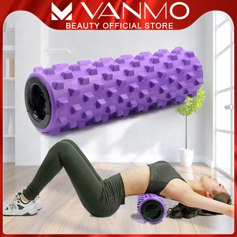 Con Lăn Massage Foam Roller Tập Gym, Yoga Thư Giãn Cơ Thể