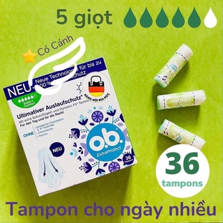 Băng vệ sinh dạng ống nút của Đức Tampon ob flexia super plus 36