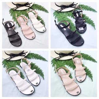 Free ship giày sandal 3 quai ngang
